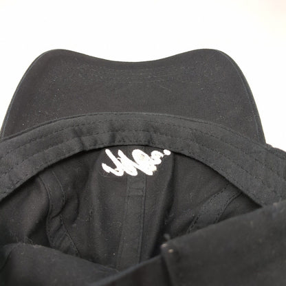 Mr. Slideback Hat Black OSFA Adjustable Embroidered Vented Holes Cotton