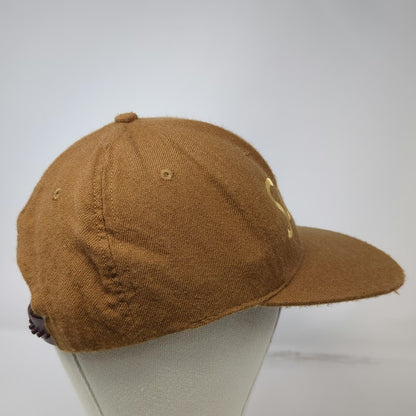 Hood Hat Snapback Brown One Size Idaho Sun Valley Gold Embroidery Wool hat