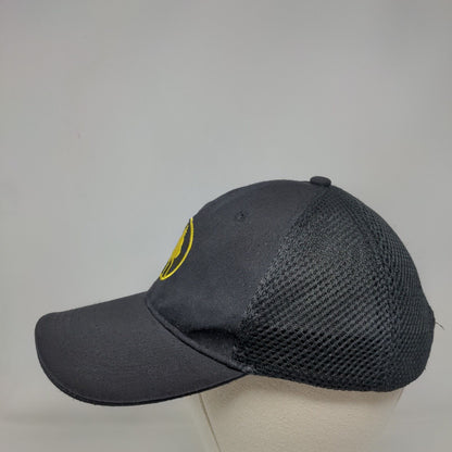 Welcome To Moe's Strapback Mesh Back Hat Black One Size Embroidered