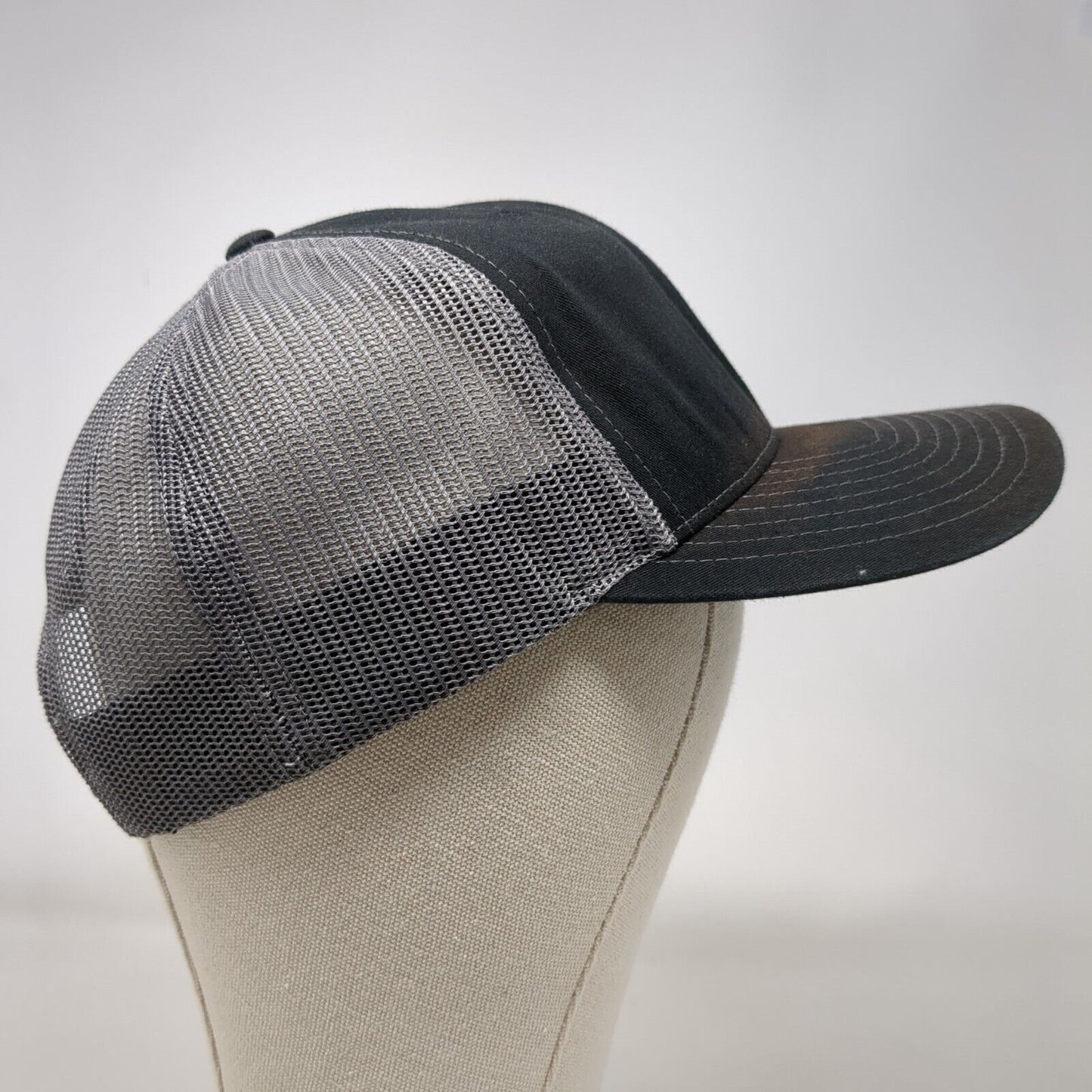 JTS Johnson Thermal Systems Snapback Trucker Hat Black OSFA Mesh Back Richardson