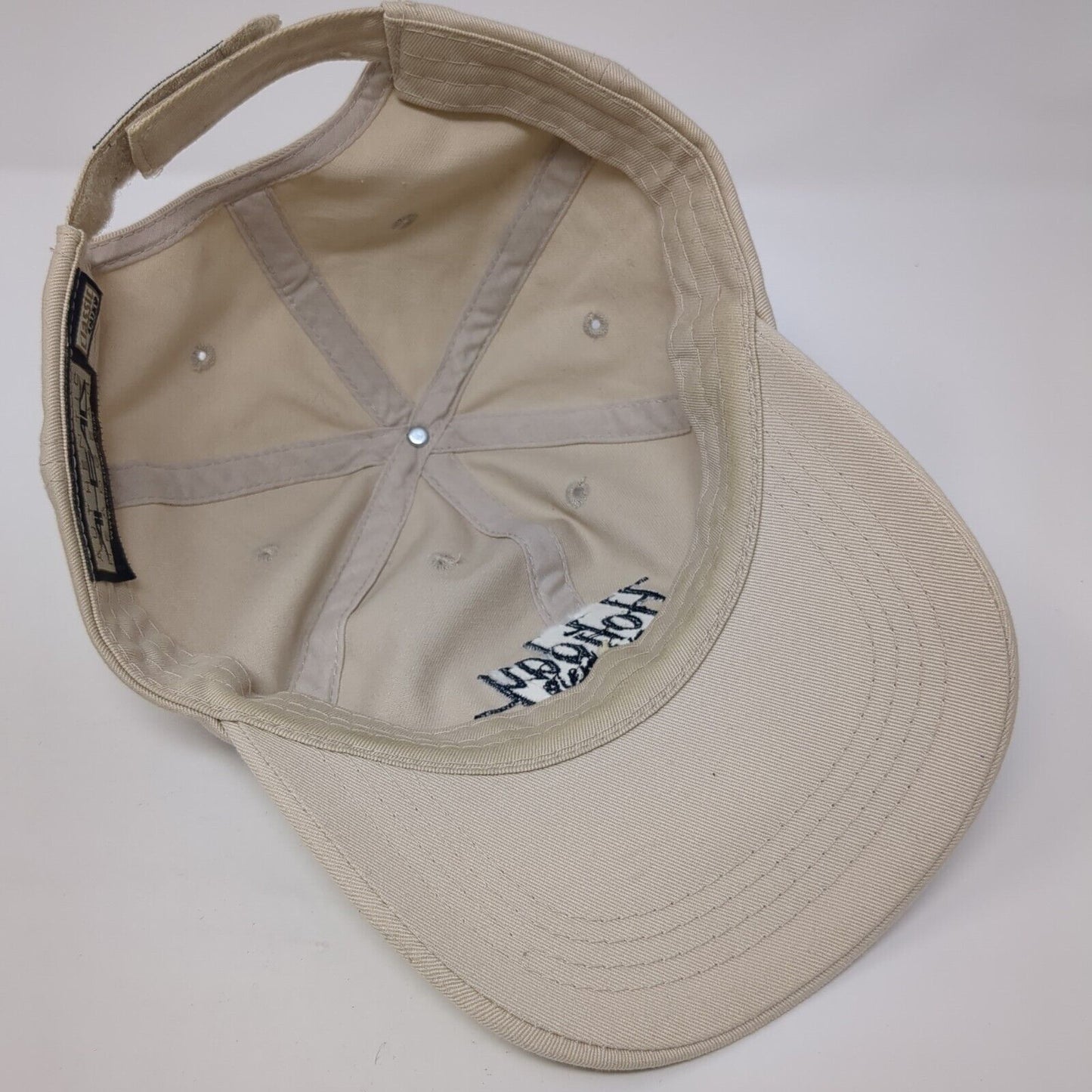 Holiday Golf Club Strapback Hat Tan OSFA Embroidered Logo Autographed John Daly