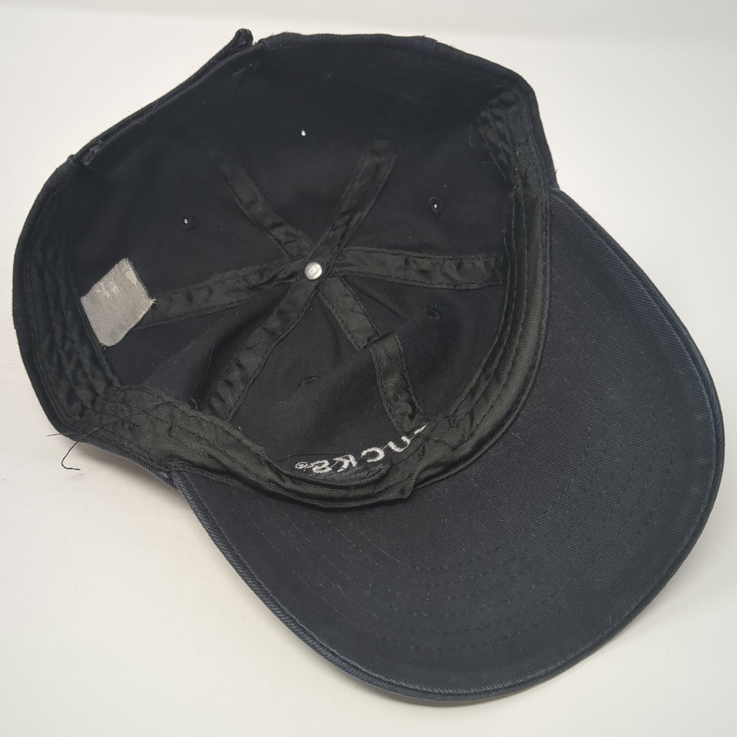 Starbucks Strapback Baseball Cap Black One Size Adjustable Embroidered 6 Panel