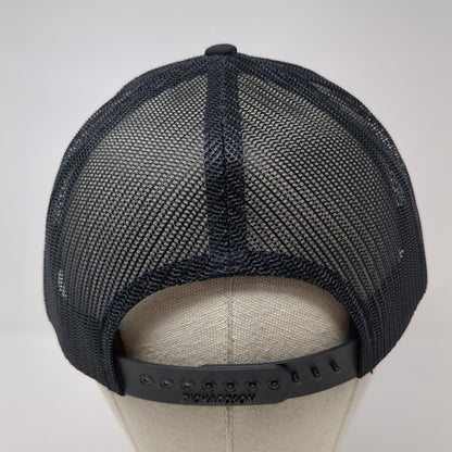 Calvary Kids 112RE Snapback Trucker Hat Black OS Adjustable Mesh Back Richardson