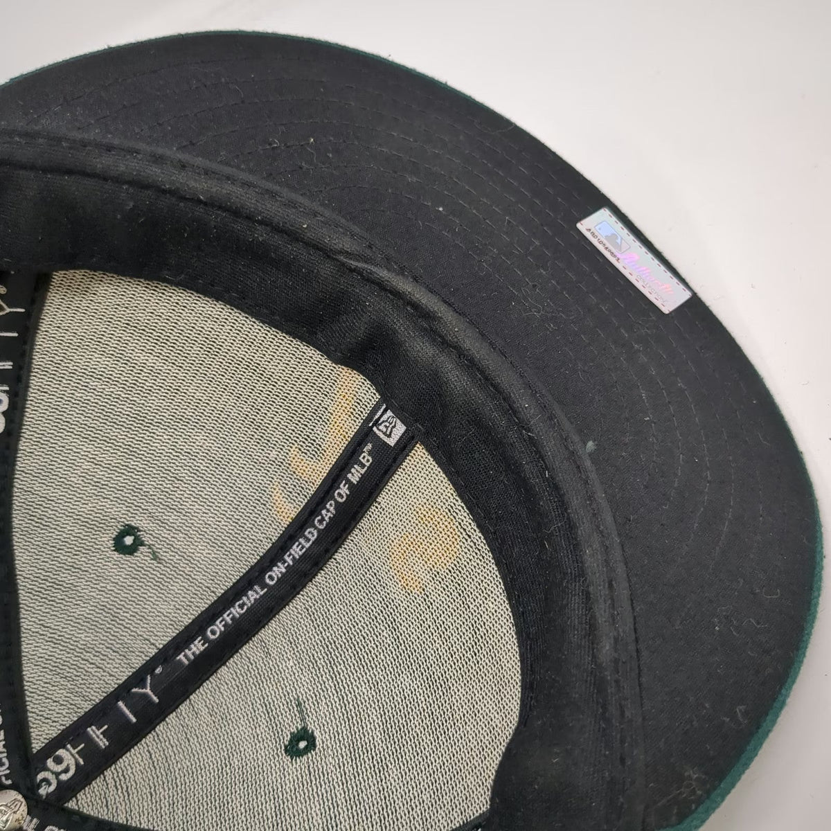 Oakland Athletics MLB New Era Cap Green 7 5/8 Fitted 59FIFTY On-Field Hat
