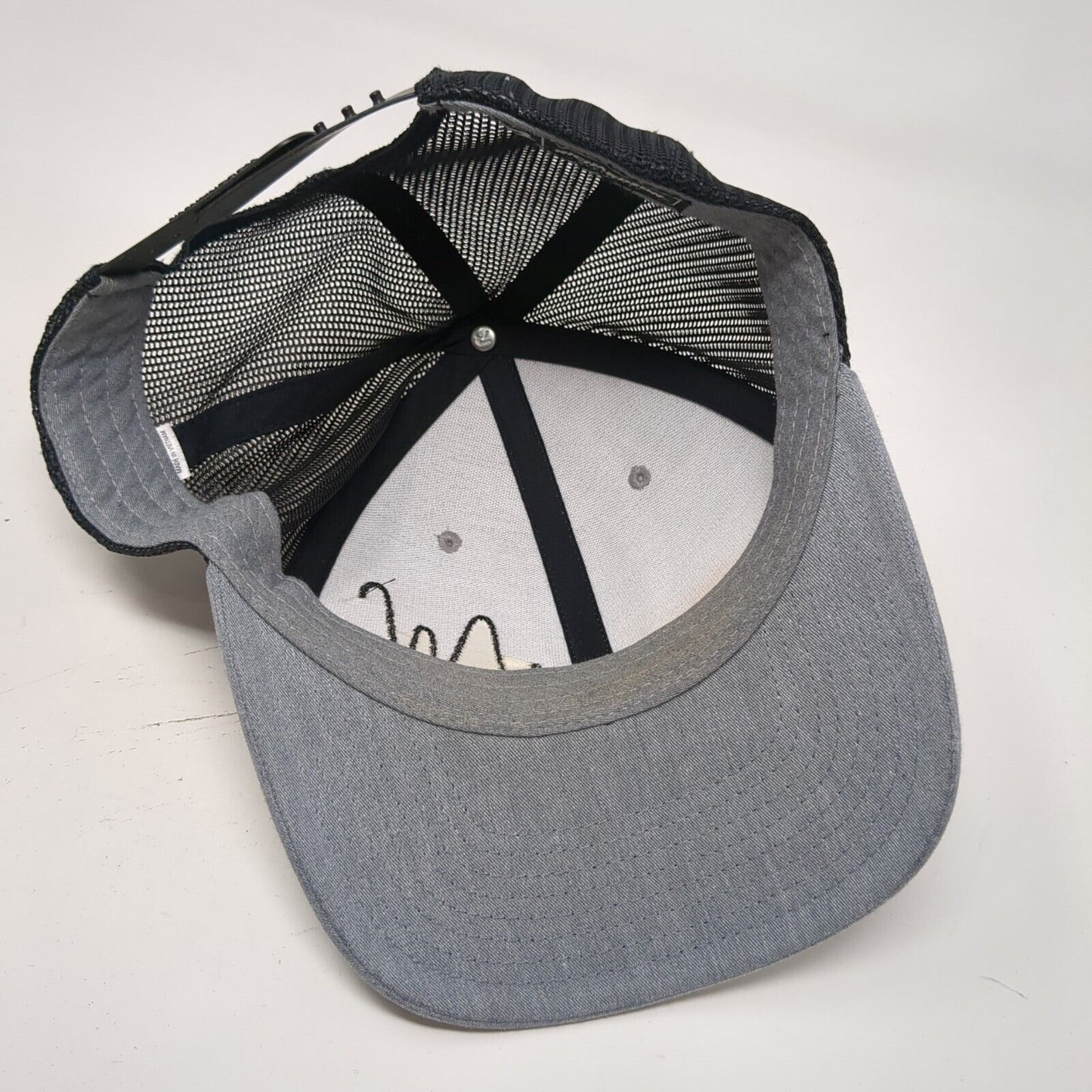 Aaron Watson Snapback Mesh Back Trucker Hat Gray One Size Richardson