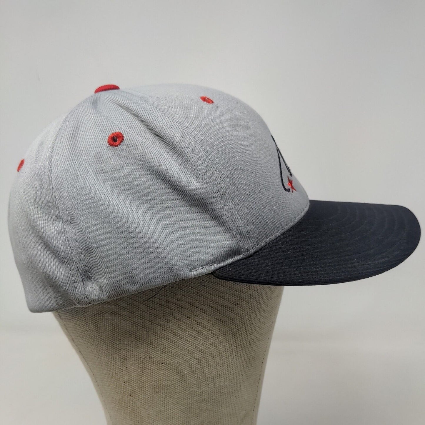 Richardson Men's Fitted Hat PTS 20 Gray Size S-M Embroidered US Logo Polyester