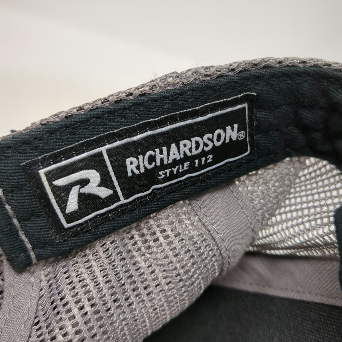 Richardson Trucker Hat Black Gray One Size Loose Screw Beer Co Mesh Snapback