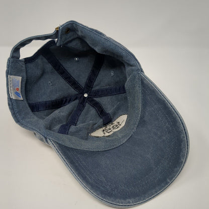 Est 1951 Slideback Hat Blue One Size Adjustable Embroidered Denim Cotton