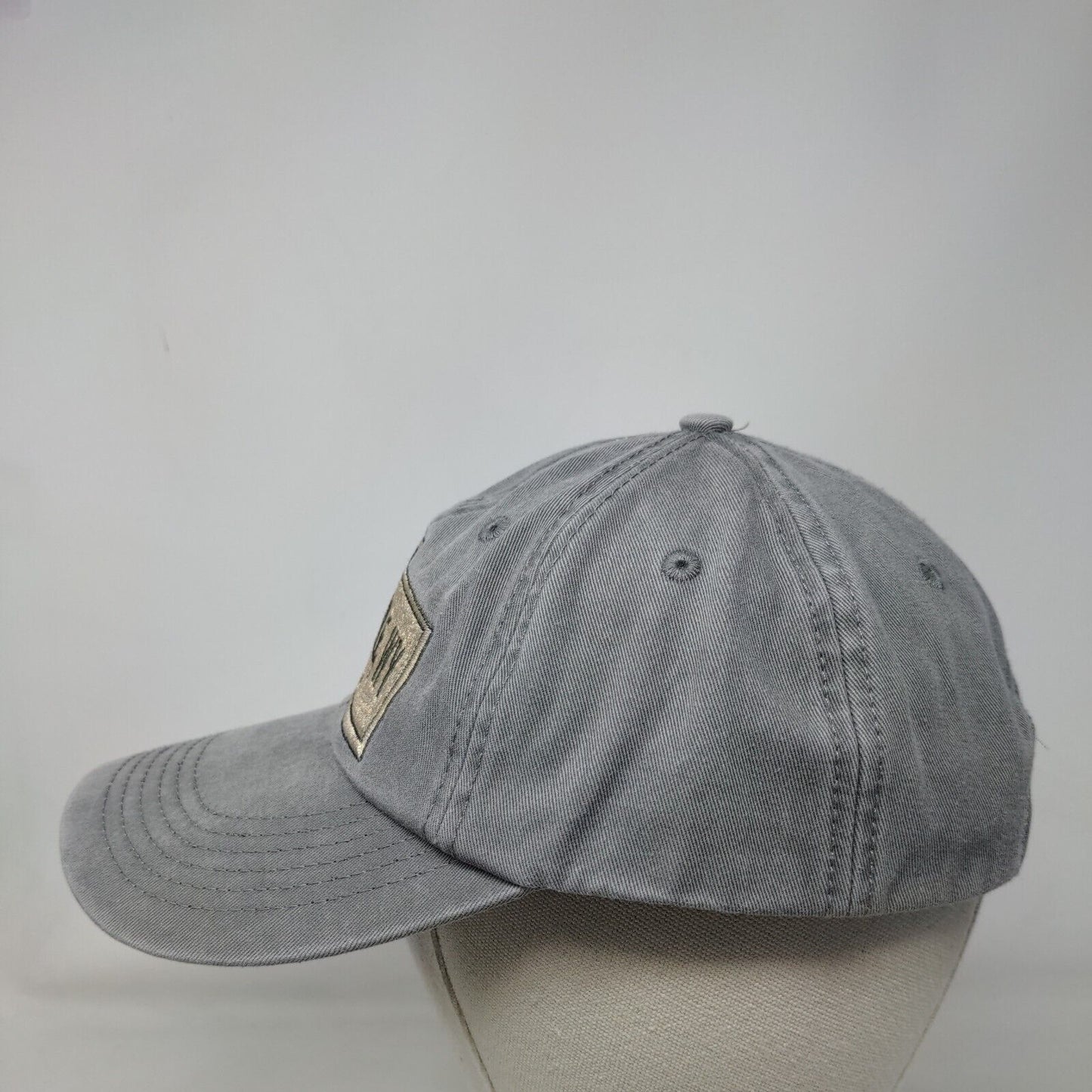 Jackson Hole WY Slideback Hat Gray One Size Adjustable Embroidered