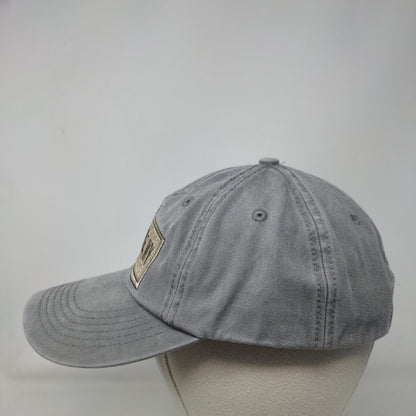 Jackson Hole WY Slideback Hat Gray One Size Adjustable Embroidered