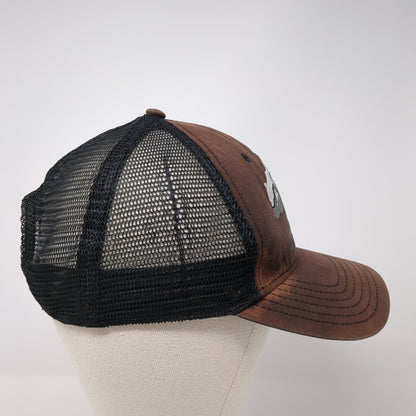 The North Face Bear Snapback Trucker Hat Brown One Size Mesh Back