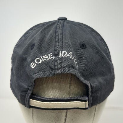 Port Authority Baseball Cap Gray One Size Boise Idaho Anglers Embroidered Hat