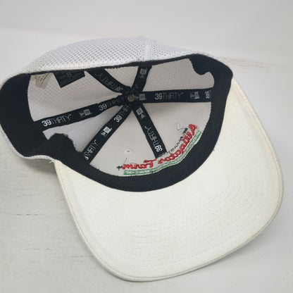 New Era Baseball Cap White M St Augustine Alligator Farm Mesh Fitted Hat 39THIRTY