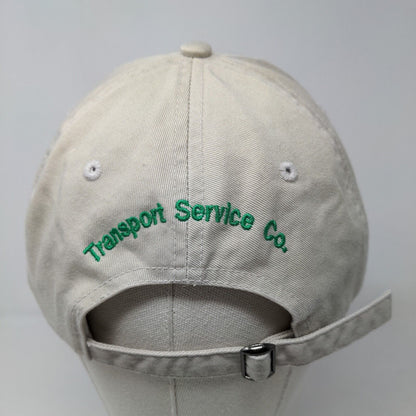 Fahrenheit Men's Slideback Hat Tan Transport Service Co. Eagle Logo Cotton