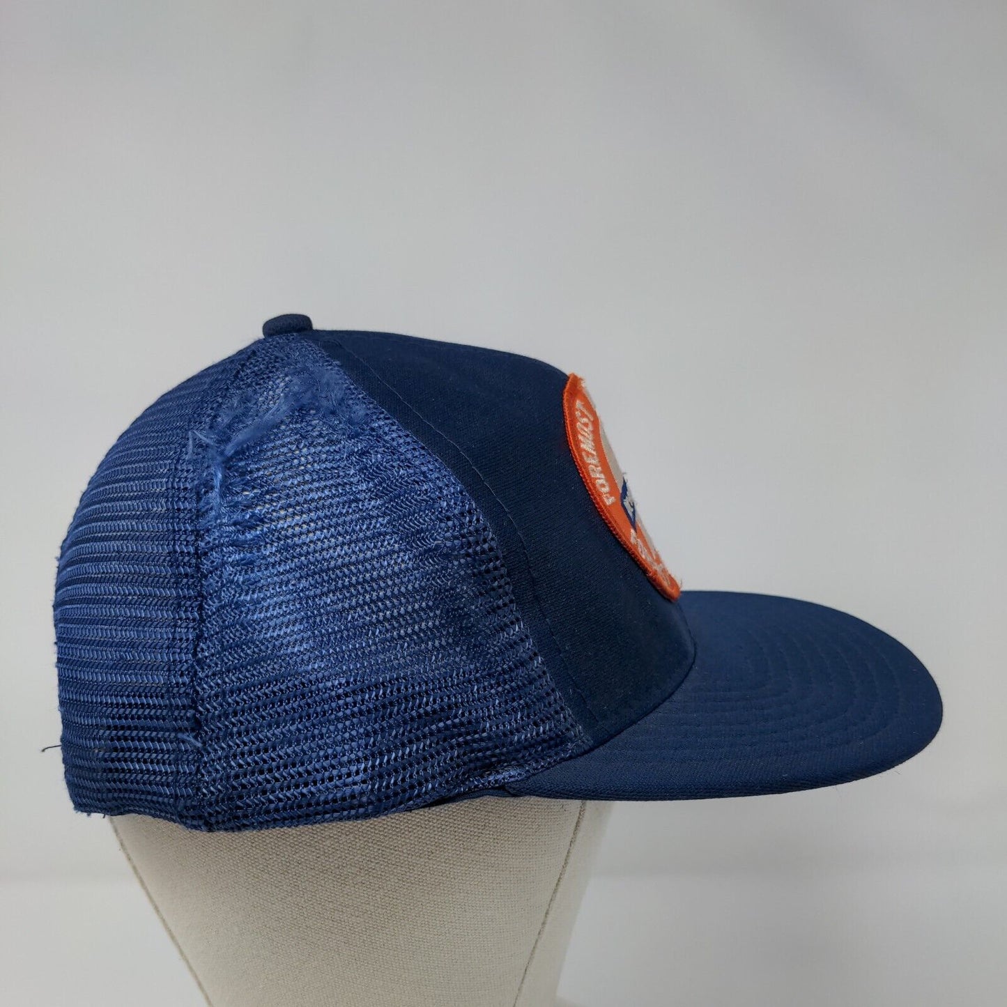 Foremost In Quality Foremost In Service Trucker Hat Blue OSFA Universal Pro Cap