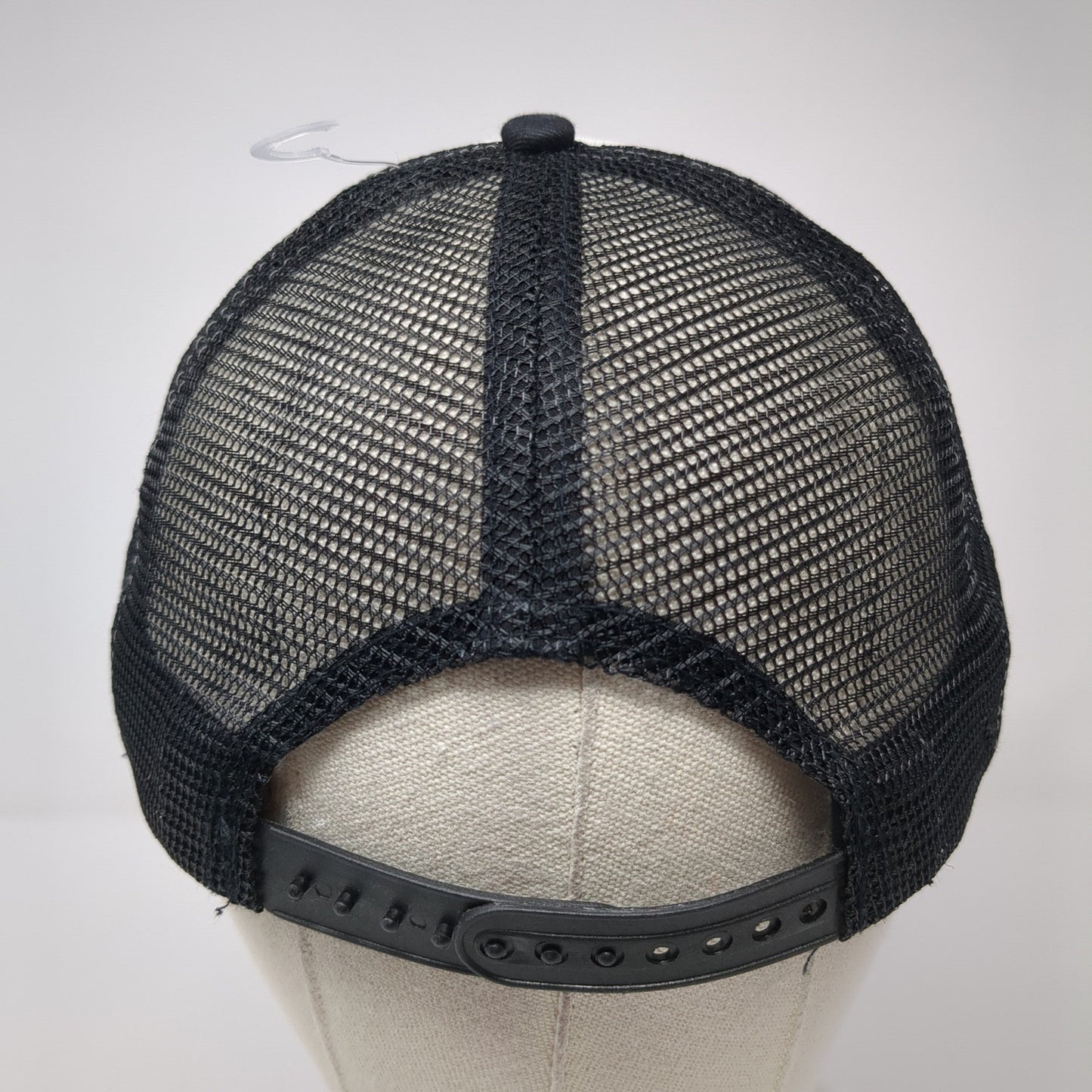 Unbranded Snapback Mesh Back Foam Trucker Hat Blank Distressed Cotton Blend