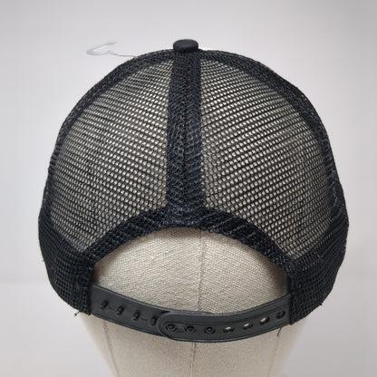 Unbranded Snapback Mesh Back Foam Trucker Hat Blank Distressed Cotton Blend