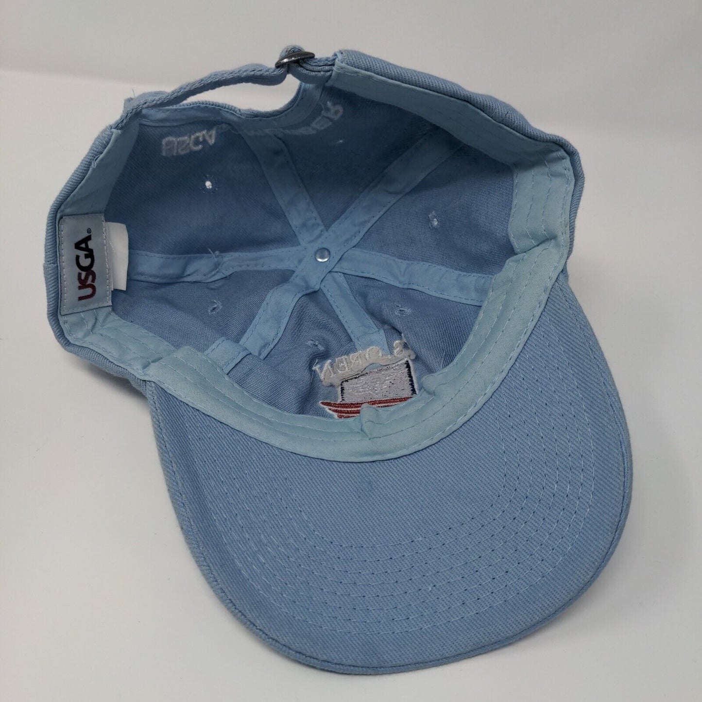 US Open Pebble Beach 2019 Slideback Hat Blue One Size Adjustable USGA Member