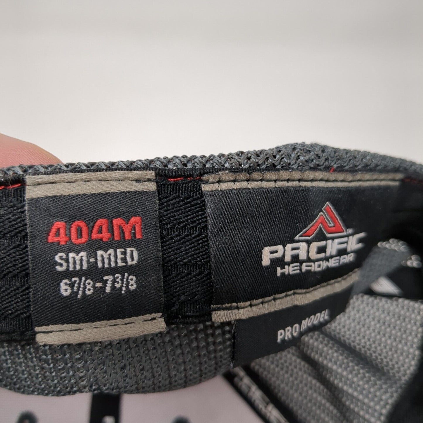 Pacific Headwear Fitted Mesh Back Trucker Hat Multi 6 7/8-7 3/8 Embroidered