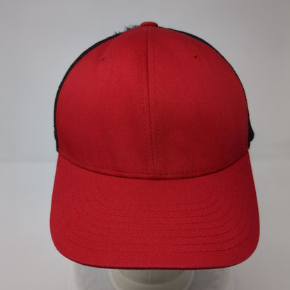 Richardson 112 Snapback Mesh Back Trucker Hat Red OSFA Colorblock