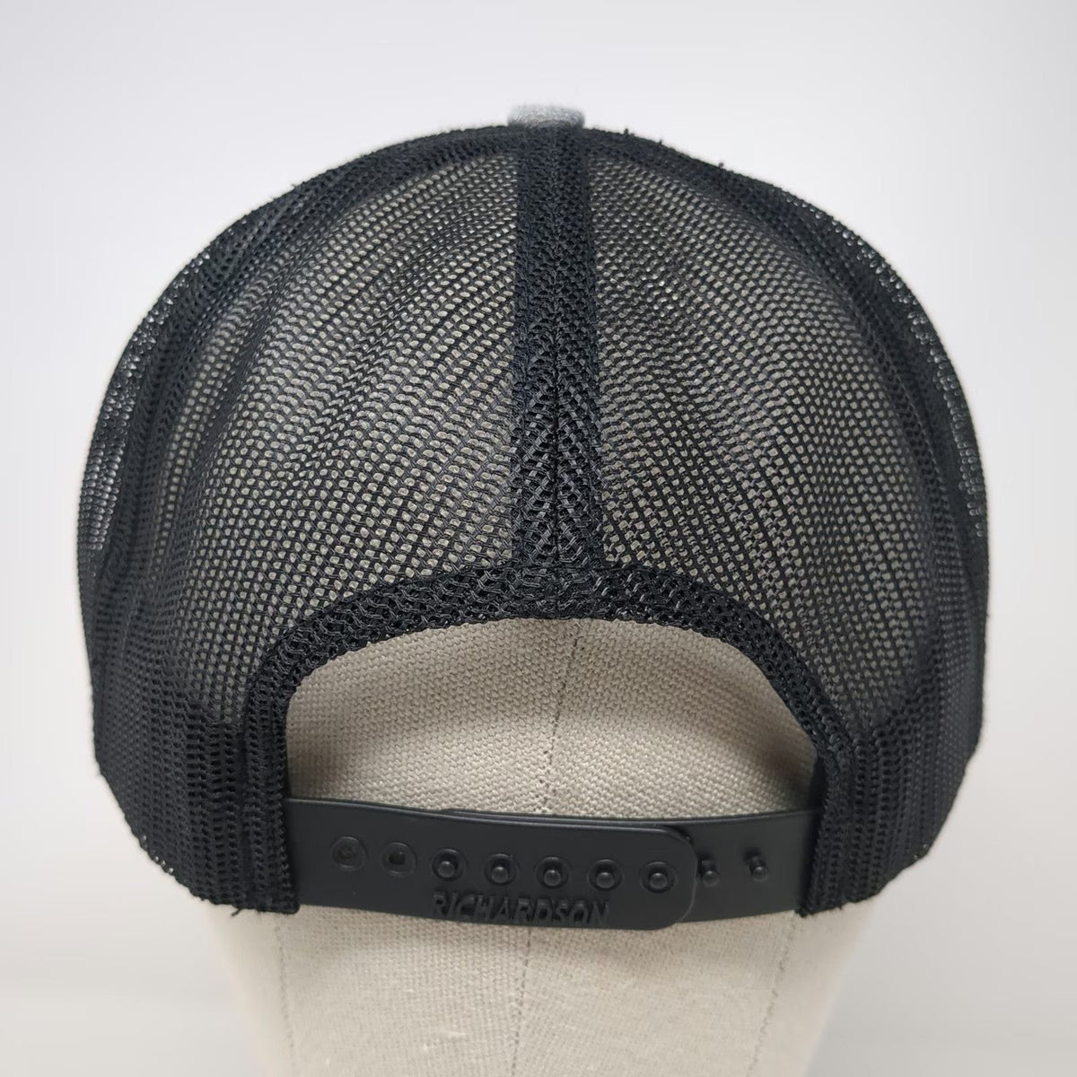 Richardson Trucker Hat Gray Black One Size BuckSwag Outdoors Mountain Snapback