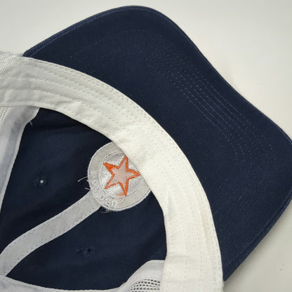 Outdoor Cap Baseball Cap Blue One Size Mesh Back Bonded Concrete Star Logo Hat