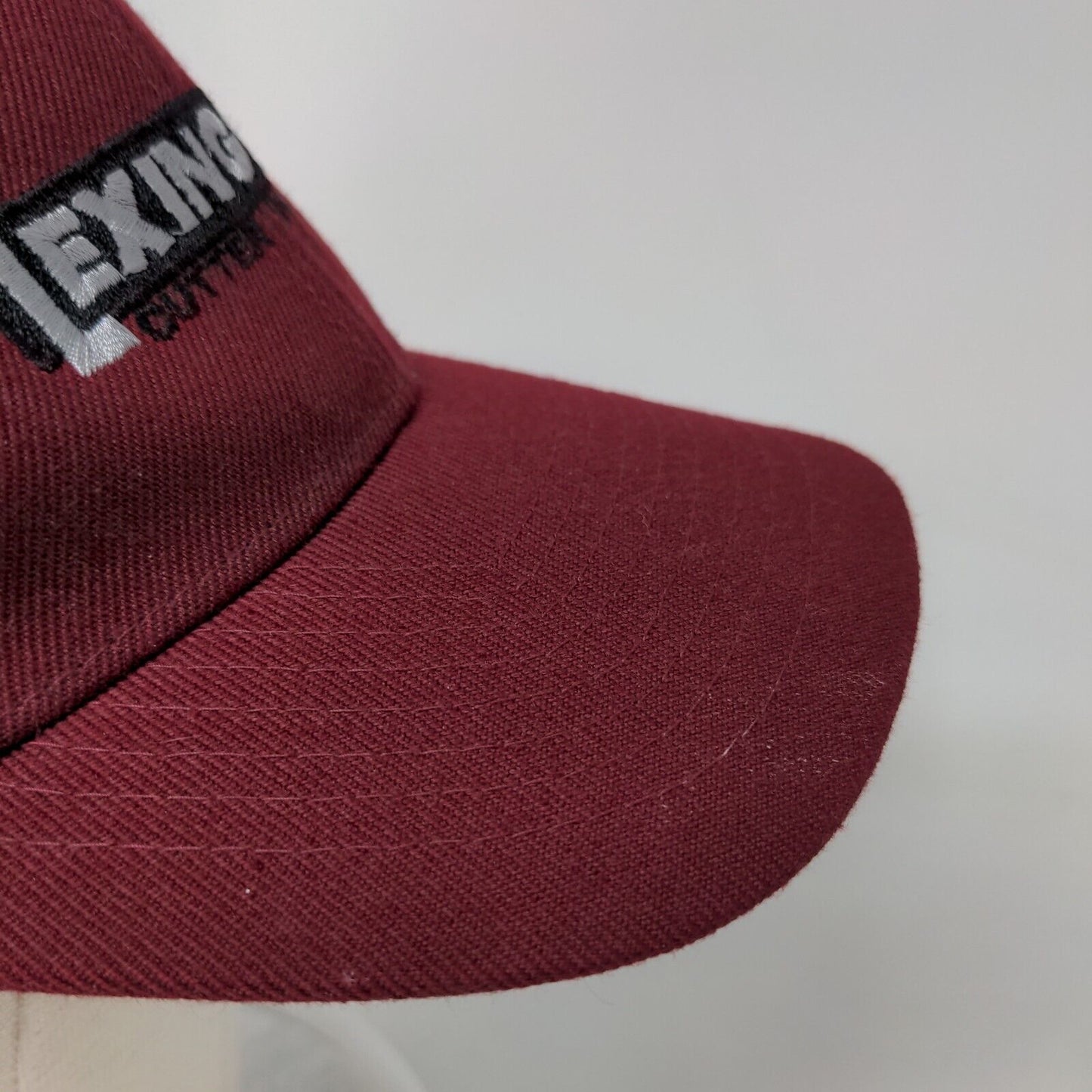 Lexington Strapback Hat Red One Size Adjustable Embroidered Nissin Cap