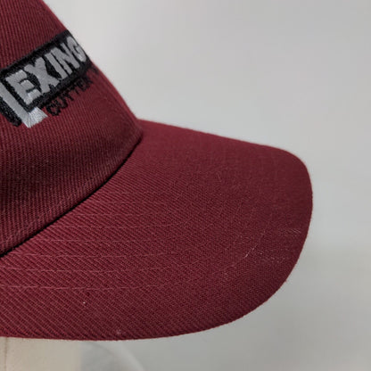 Lexington Strapback Hat Red One Size Adjustable Embroidered Nissin Cap