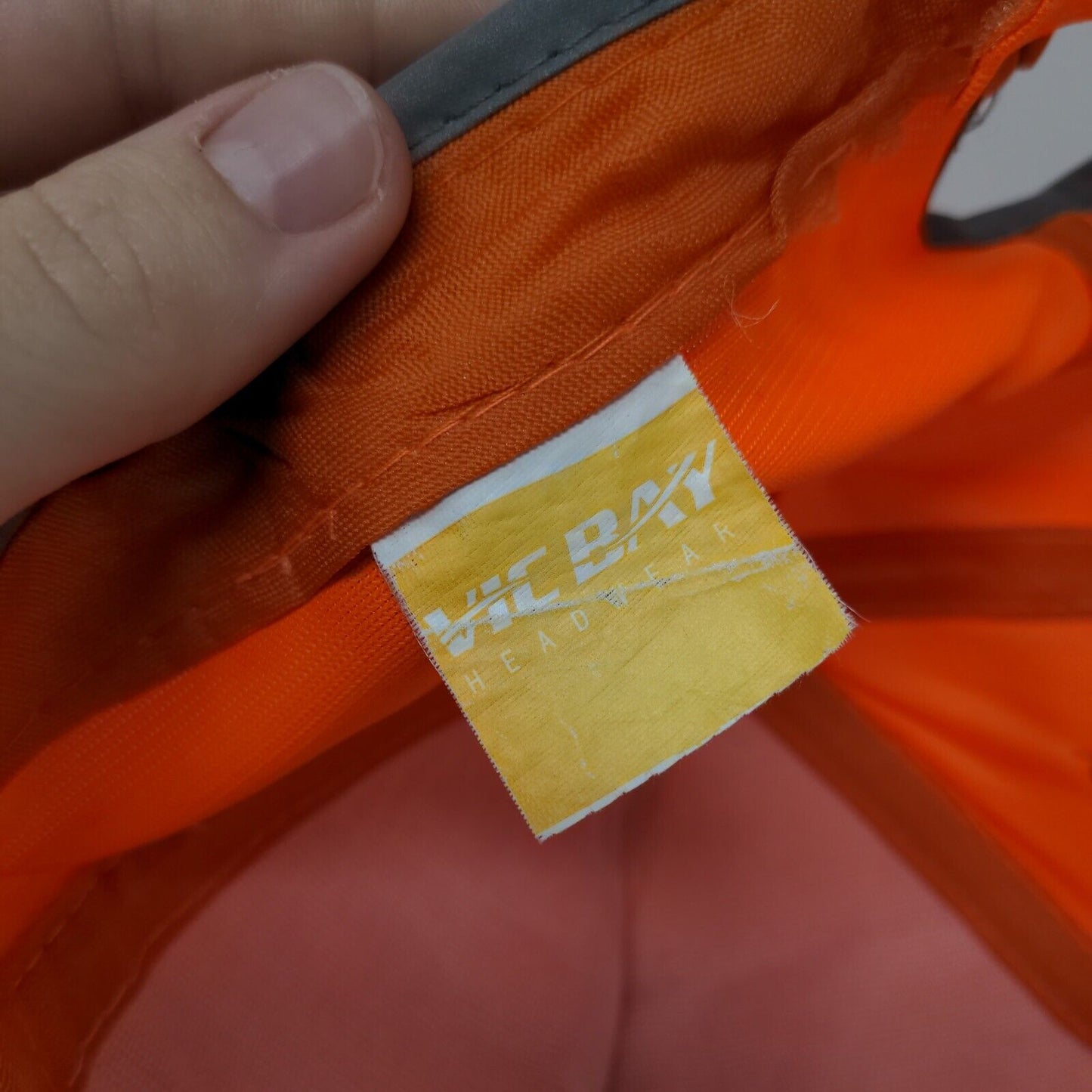 Vic Bay Headwear Strapback Hat Orange One Size Adjustable Solid