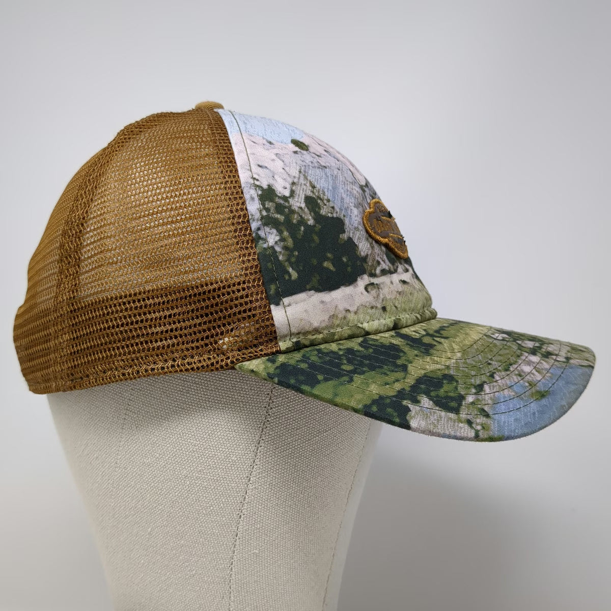 The Game Trucker Hat Brown One Size Grand Teton National Park Landscape Print