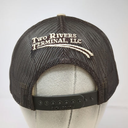 Richardson Trucker Hat Beige Brown One Size Potato Virtual Conference 2021 Mesh
