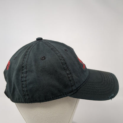 Redpath Logo Strapback Hat Black One Size Adjustable 6 Panel Otto