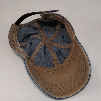 Unbranded Slideback Denim Hat Blue OSFM Adjustable Vent Holes
