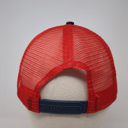 American Flag Snapback Trucker Hat Multicolor OS Adjustable Patriotic Mesh Back