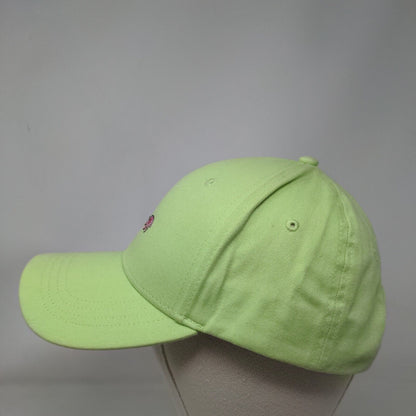 Elephant Slideback Hat Green One Size Adjustable Embroidered Vented Holes