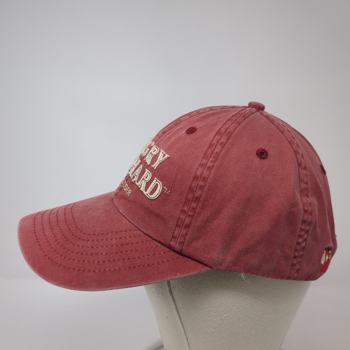 Angry Orchard Hard Cider Slideback Hat Red One Size Adjustable Outdoor