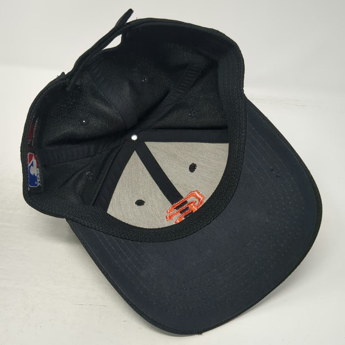 OC Sports San Francisco Giants MLB Baseball Cap Black OSFM Strapback Mesh Hat