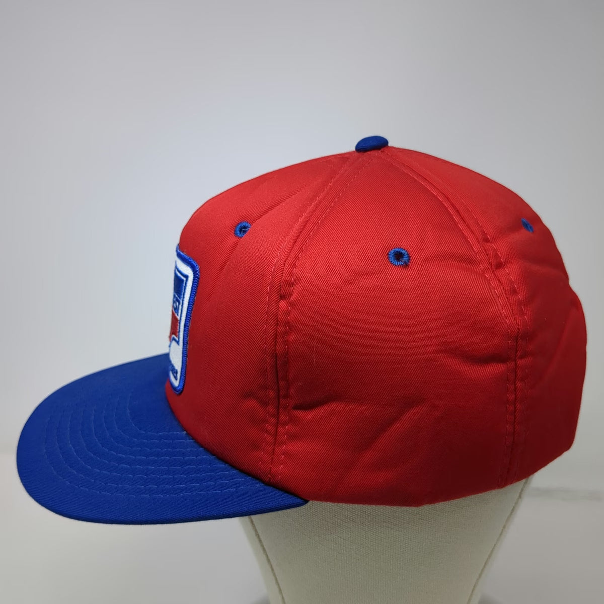 Sports Specialties Carquest Auto Parts Red Blue Snapback Hat Logo Patch Vintage