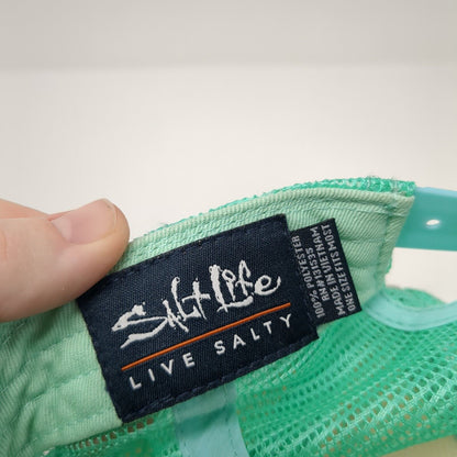 Live Salty Snapback Trucker Hat Multicolor OS Adjustable Mesh Back Salt Life