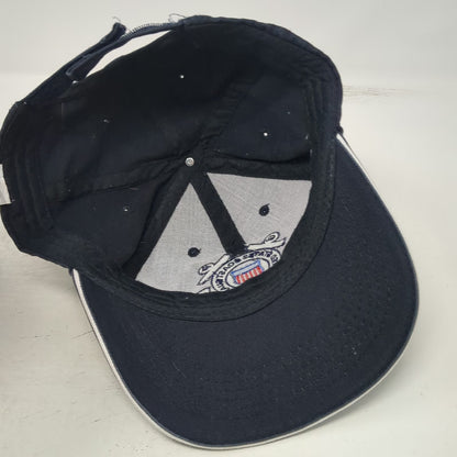 United States Coast Guard Embroidered Blue Strapback One Size Baseball Cap Hat