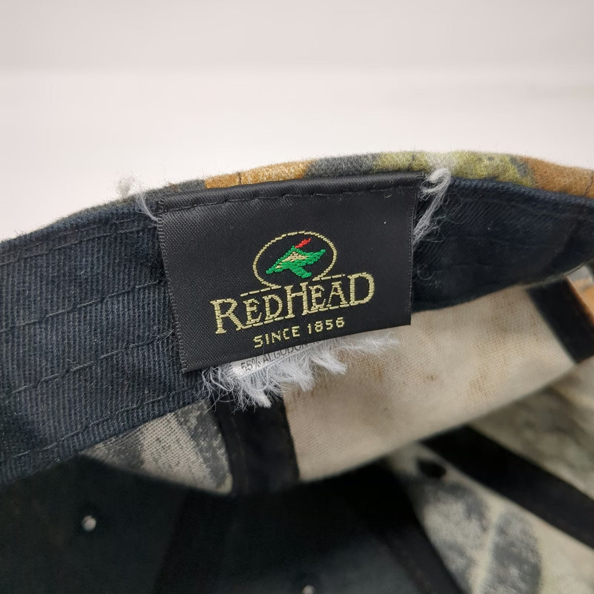 RedHead Baseball Cap Green One Size Camo Embroidered Slideback Adjustable Hat