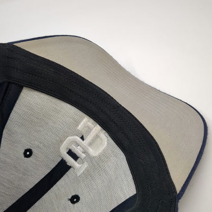Pacific Headwear Baseball Cap Blue 8 Interlocking SI Logo Gray Underbrim Hat