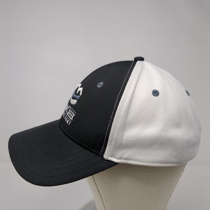 Meadow Creek Golf Resort Strapback Hat Black OS Adjustable Embroidered Pukka