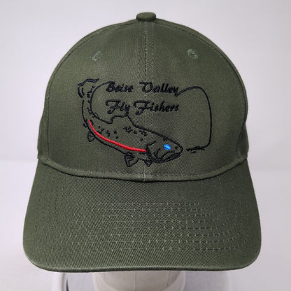 Boise Valley Fly Fishers Baseball Cap Green One Size Adjustable Buck's Bags