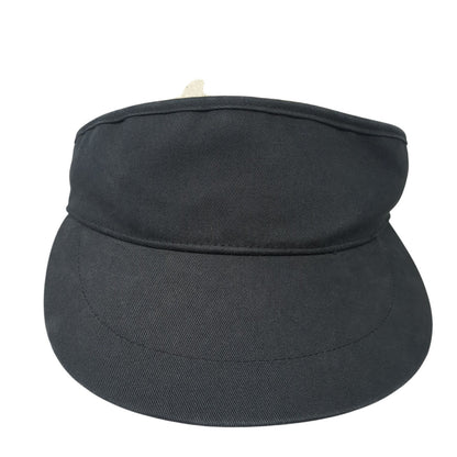 Adidas Slideback Visor Hat Black One Size Adjustable Solid Outdoor