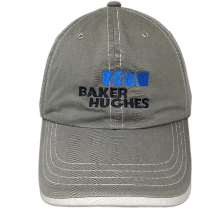 Outdoor Baker Hughes Blue Green Baseball Cap One Size Slideback Hat Stitching