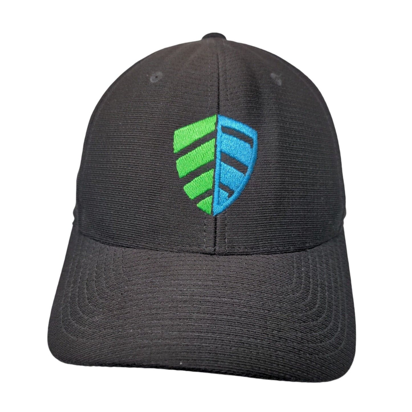 Ecoshield Fitted Hat Black One Size Flexfit Vented Holes 6 Panel Yupoong