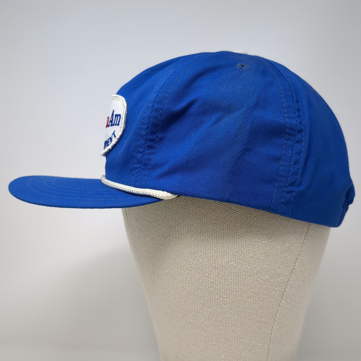 Baseball Cap Blue One Size CrownAm Irrigation Equipment Rope Green Underbrim Hat