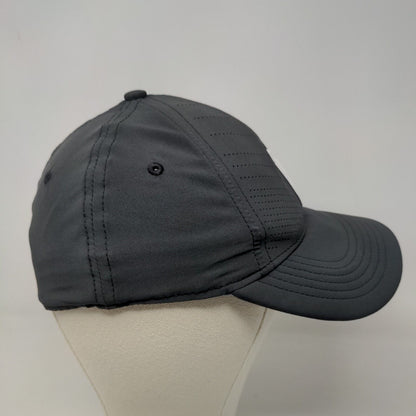 Nike Tiger Woods Men's Fitted Hat Gray Size S/M 3D Logo Swoosh Polyester Blend