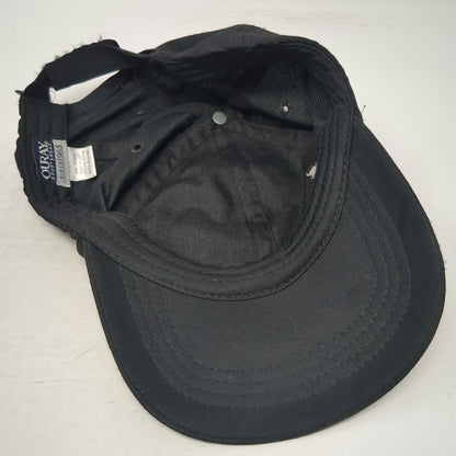 Ouray Baseball Cap Black One Size Vero Beach Florida Polyester Strapback Hat